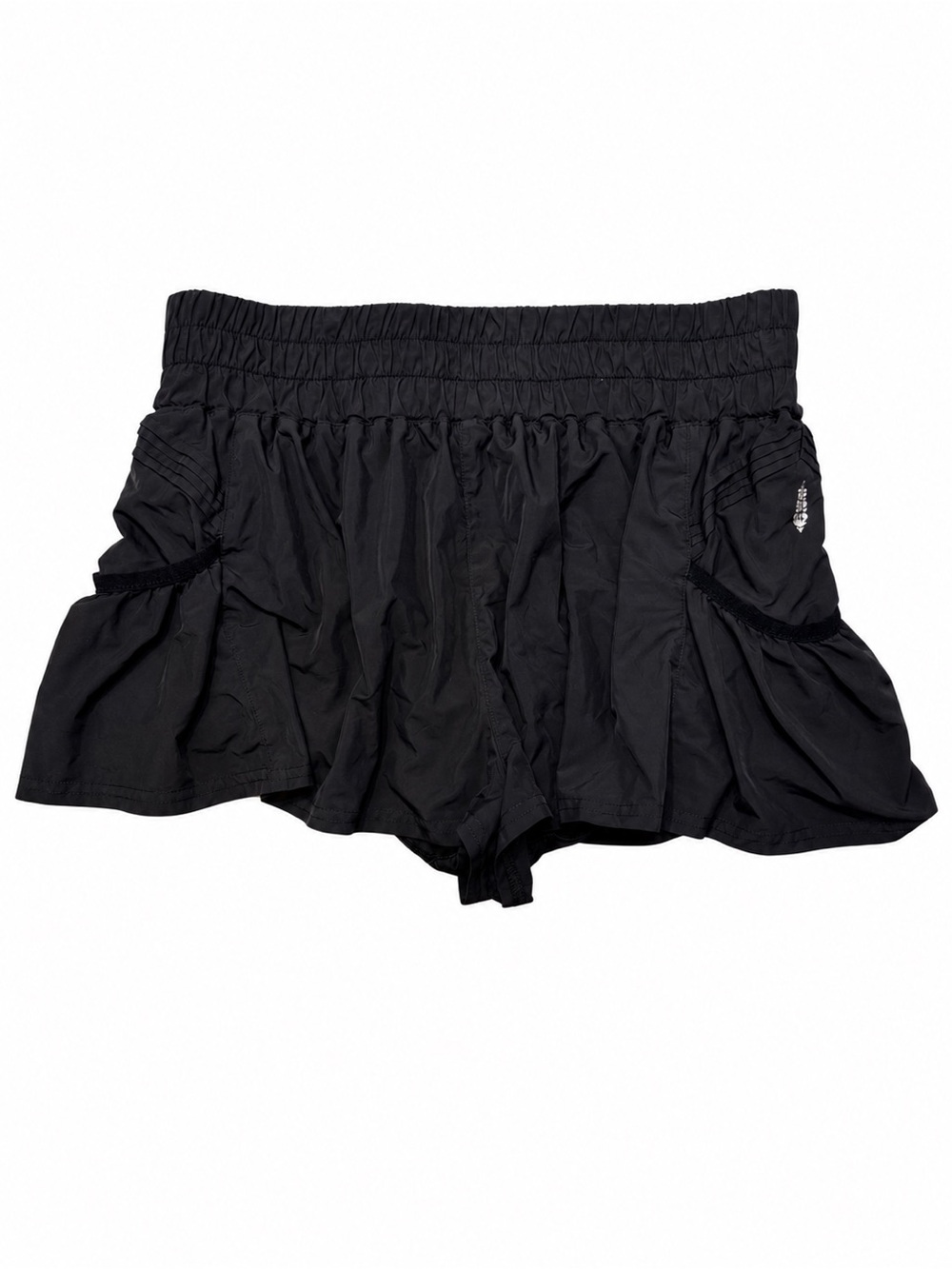 FP Movement Get Your Flirt On Shorts Black High Rise Size L